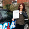 I would like to say thank you to Topclass Driving School and my Driving Instructor Lynne lessons with Lynne were fun and enjoyable. I felt comfortable & confident very quickly which helped me pass my driving test first time Topclass is definitely the way to go!<br/><br/><b>Charmaine Tanser</b>, Strood Kent