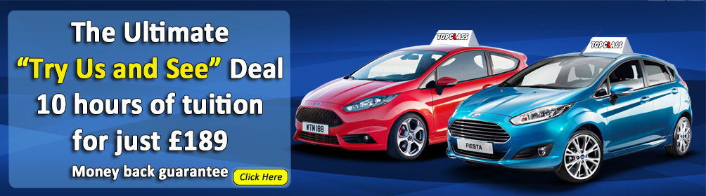 Book your first 10 driving lessons for only &pound;189